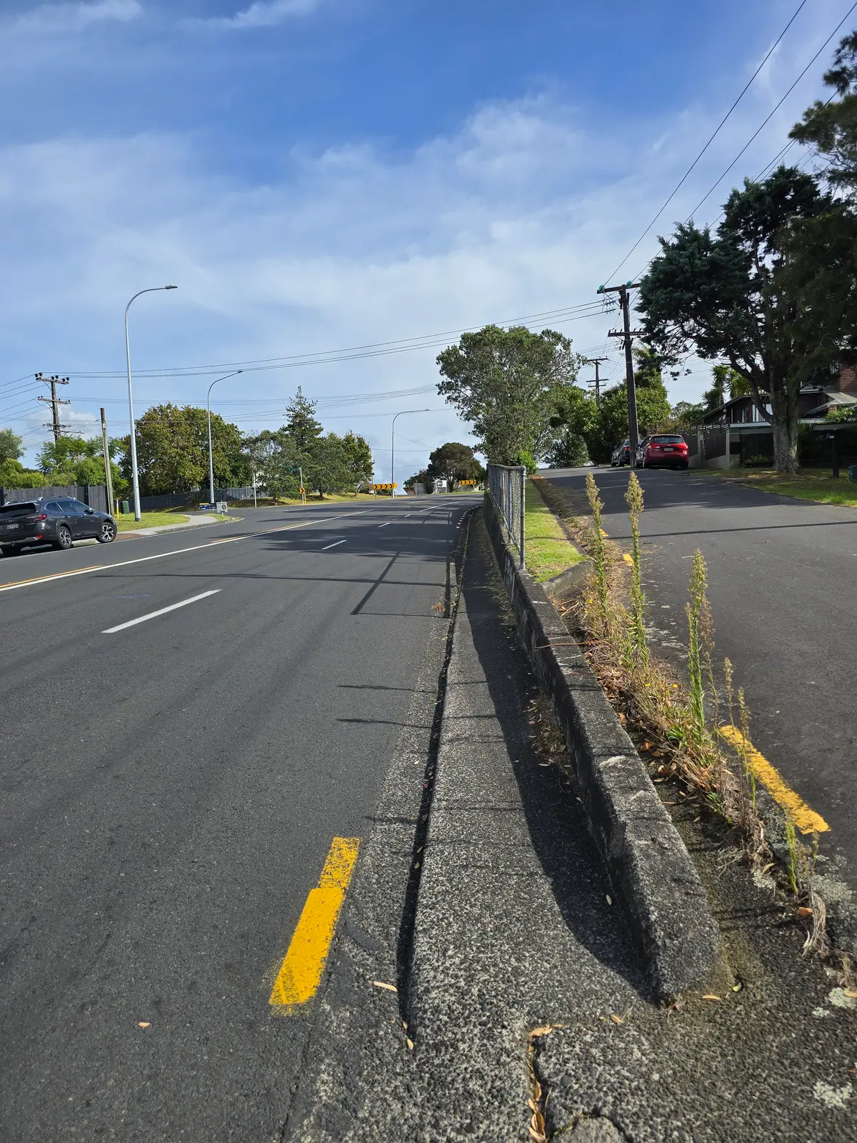 Glenfield Road-Roberts Road Signalised Intersection, Glenfield, Auckland, before