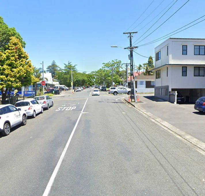 Onehunga Mall-Grey Street Roundabout, Onehunga, Auckland