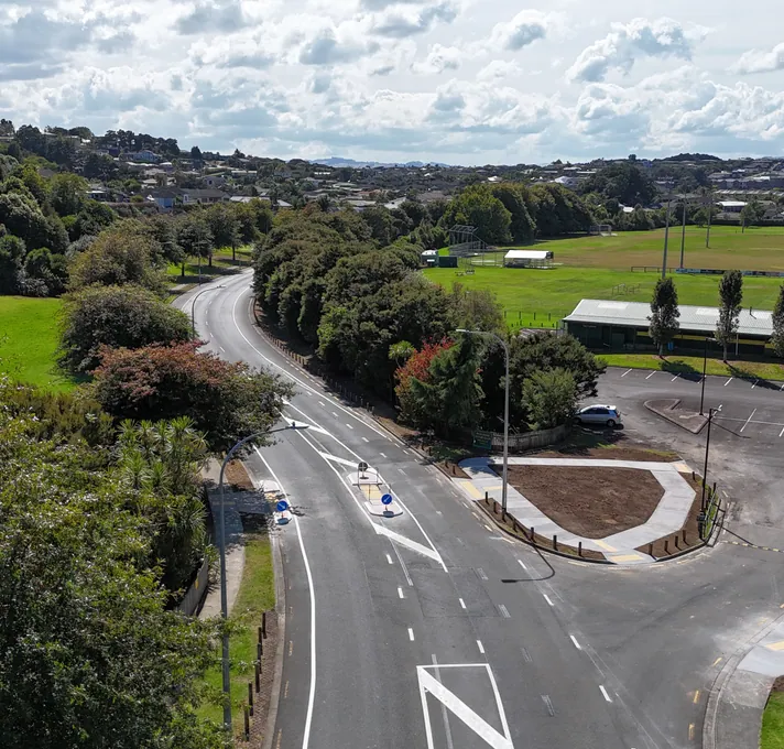 Reynolds Road Refuge Crossing, Pukekohe, Auckland