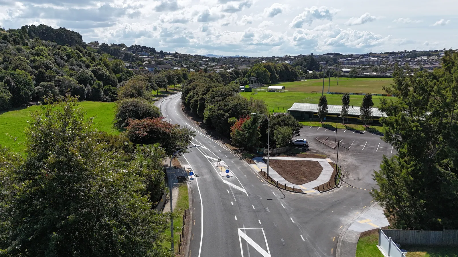 Reynolds Road Refuge Crossing, Pukekohe, Auckland