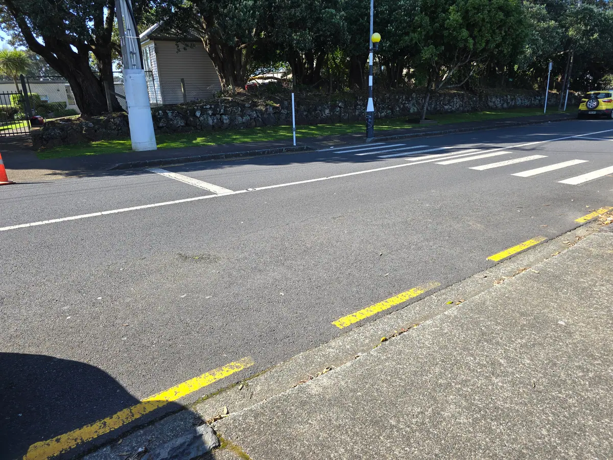 Te Papapa School Pedestrian Improvements, Onehunga, Auckland, before