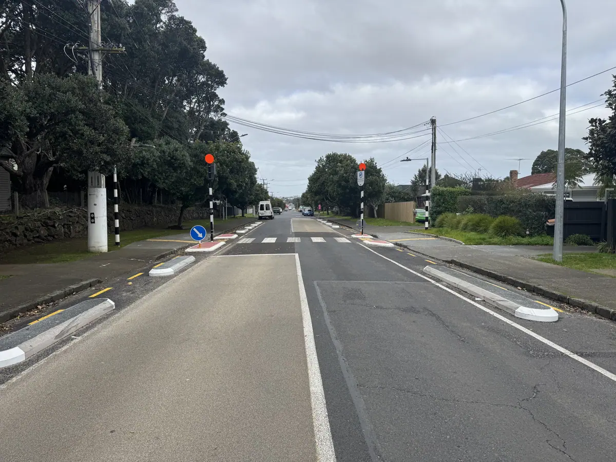 Te Papapa School Pedestrian Improvements, Onehunga, Auckland, after